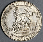1917 Shilling George V Great Britain XF WWI Sterling Silver Coin (22022703R)