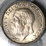 1932 PCGS MS 63 Shilling George V Great Britain Lion Crown Silver Coin (22121604C)