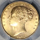 1872 PCGS MS 64 Victoria Sovereign Gold Great Britain Die Number 22 Coin (22052401D)