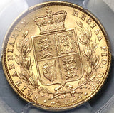 1872 PCGS MS 64 Victoria Sovereign Gold Great Britain Die Number 22 Coin (22052401D)