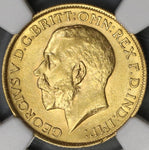 1914 NGC MS 62 Gold Sovereign Great Britain St George Pound Coin (19013001C)