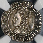1560 NGC XF 40 Elizabeth I 2 Pence 1/2 Groat Great Britain Tudor England Hammered Silver Coin Pop 1/1 (22122102C)