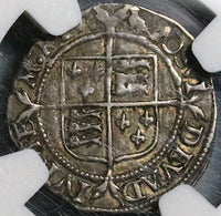 1560 NGC XF 40 Elizabeth I 2 Pence 1/2 Groat Great Britain Tudor England Hammered Silver Coin Pop 1/1 (22122102C)