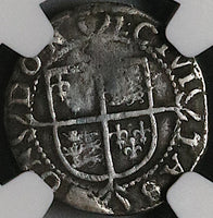 1601 NGC VF Elizabeth I 2 Pence 1/2 Groat Great Britain England Coin (22120302C)