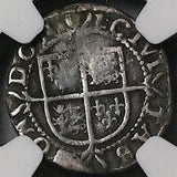 1601 NGC VF Elizabeth I 2 Pence 1/2 Groat Great Britain England Coin (22120302C)