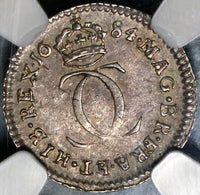 1684 NGC AU 58 Charles II 2 Pence 1/2 Groat Great Britain England Silver Coin (20061602C)
