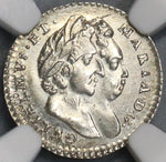 1694 NGC MS 61 Willaim Mary 2 Pence Britain England Coin POP 1/0 (18090208C)