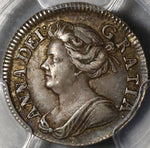 1708 PCGS XF 45 Anne 2 Pence Great Britain Silver 1/2 Groat Coin POP 1/1 (20101901C)