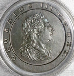 1797 PCGS AU 58 George III 2 Pence Cartwheel Soho Great Britain Coin (21062601D)