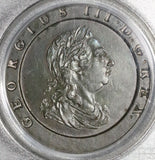 1797 PCGS AU 58 George III 2 Pence Cartwheel Soho Great Britain Coin (21062601D)