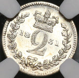 1831 NGC MS 62 William IV Great Britain 2 Pence Maundy Silver 1/2 Groat Coin (19122003C)