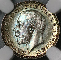 1919 NGC MS 66 George V 2 Pence Maundy Mint State Great Britain Coin (22021302C)