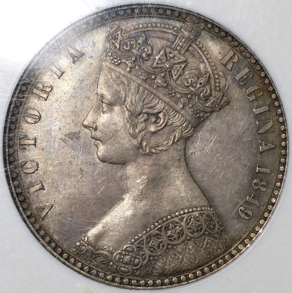 英国Victorian starling silver刻印マッチケ-ス 1849 NGC MS 64 Gothic Florin Victoria Great Britain Silver Coin
