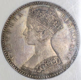 1849 NGC MS 64 Gothic Florin Victoria Great Britain Silver Coin (19072101D)