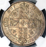 1879 NGC MS 62 Victoria Florin Great Britain Rare Date Sliver Coin (17040603D)