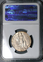 1906 NGC MS 62 Florin Edward VII Great Britain 2 Shillings Silver Coin (22102303C)