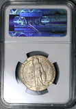 1910 NGC MS 62 Florin Edward VII Great Britain 2 Shillings Coin (22052202C)