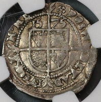 1575 NGC XF 45 Elizabeth I 3 Pence Great Britain England Silver Coin S-2566 (19091902C)