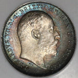 1905 NGC MS 65 Edward VII 3 Pence Great Britain Silver Coin (20042302C)