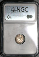 1905 NGC MS 65 Edward VII 3 Pence Great Britain Silver Coin (20042302C)