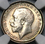 1913 NGC MS 65+ George V 3 Pence Great Britain Gem Sterling Silver Coin (22100903C)