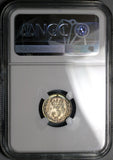 1913 NGC MS 65+ George V 3 Pence Great Britain Gem Sterling Silver Coin (22100903C)