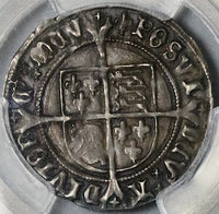 1526 PCGS AU 53 England Henry VIII Groat Hammered 4 Pence Great Britain Silver Coin (22080601D