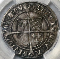 1526 PCGS AU 53 England Henry VIII Groat Hammered 4 Pence Great Britain Silver Coin (22080601D