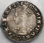 1553 ICG F 12 Queen Mary I Groat 4 Pence Hammered Great Britain Tudor England Coin (22090301D)