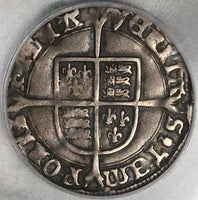 1553 ICG F 12 Queen Mary I Groat 4 Pence Hammered Great Britain Tudor England Coin (22090301D)