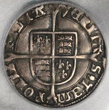 1553 ICG F 12 Queen Mary I Groat 4 Pence Hammered Great Britain Tudor England Coin (22090301D)