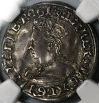 1553 NGC VF 30 Queen Mary Groat 4 Pence Great Britain England Silver Coin (19102302C)