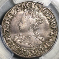 1553 PCGS VF 35 Queen Mary Groat 4 Pence Great Britain England Coin (21020303C)