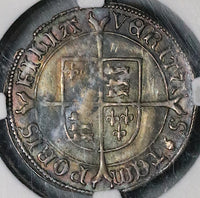 1553 NGC XF Det Queen Mary Groat 4 Pence Great Britain England Coin (21101701C)