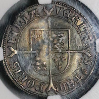 1553 NGC XF Det Queen Mary Groat 4 Pence Great Britain England Coin (21101701C)