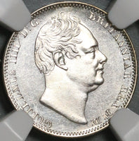 1831 NGC MS 63 William IV Great Britain 4 Pence Maundy Silver Coin (21021601C)