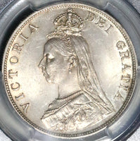1889 PCGS MS 64 Victoria Double Florin 4 Shillings Great Britain Coin (21082201D)