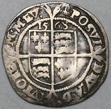 1568 Elizabeth I 6 Pence Britain England Silver Hammered Tudor Rose Coin (22013001R)