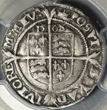 1568 Elizabeth I 6 Pence Great Britain Silver Coin PCGS VF Det (20112601C)