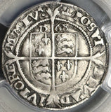 1568 Elizabeth I 6 Pence Great Britain Silver Coin PCGS VF Det (20112601C)