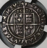 1570 NGC VF 25 Elizabeth I 6 Pence Great Britain England Silver Coin (21051702C)