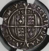 1570 NGC VF 25 Elizabeth I 6 Pence Great Britain England Silver Coin (21051702C)