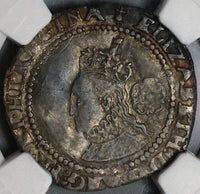 1572 NGC AU 50 Elizabeth I 6 Pence Great Britain England POP 2/0 (22012701C)