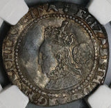 1572 NGC AU 50 Elizabeth I 6 Pence Great Britain England POP 2/0 (22012701C)