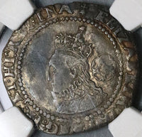 1572 NGC AU 50 Elizabeth I 6 Pence Great Britain England POP 2/0 (22012701C)
