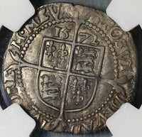1572 NGC AU 50 Elizabeth I 6 Pence Great Britain England POP 2/0 (22012701C)