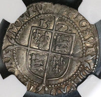 1572 NGC AU 50 Elizabeth I 6 Pence Great Britain England POP 2/0 (22012701C)