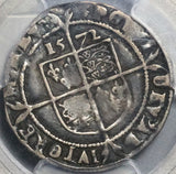1572 PCGS F 15 Elizabeth I 6 Pence Great Britain England Silver Coin (21070401C)