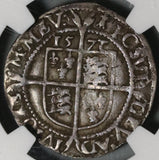 1572 NGC VF 35 Elizabeth I 6 Pence Inverted 2 Mint Error Britain England Hammered Silver Coin POP 1/0 (21052701C)