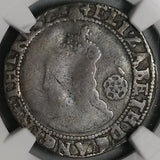 1578 NGC VG 10 Elizabeth I 6 Pence Britain England Tudor Hammered Silver Coin (23022401R)